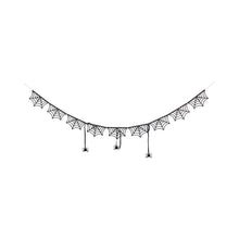 Load image into Gallery viewer, Spider Web Bunting Banner
