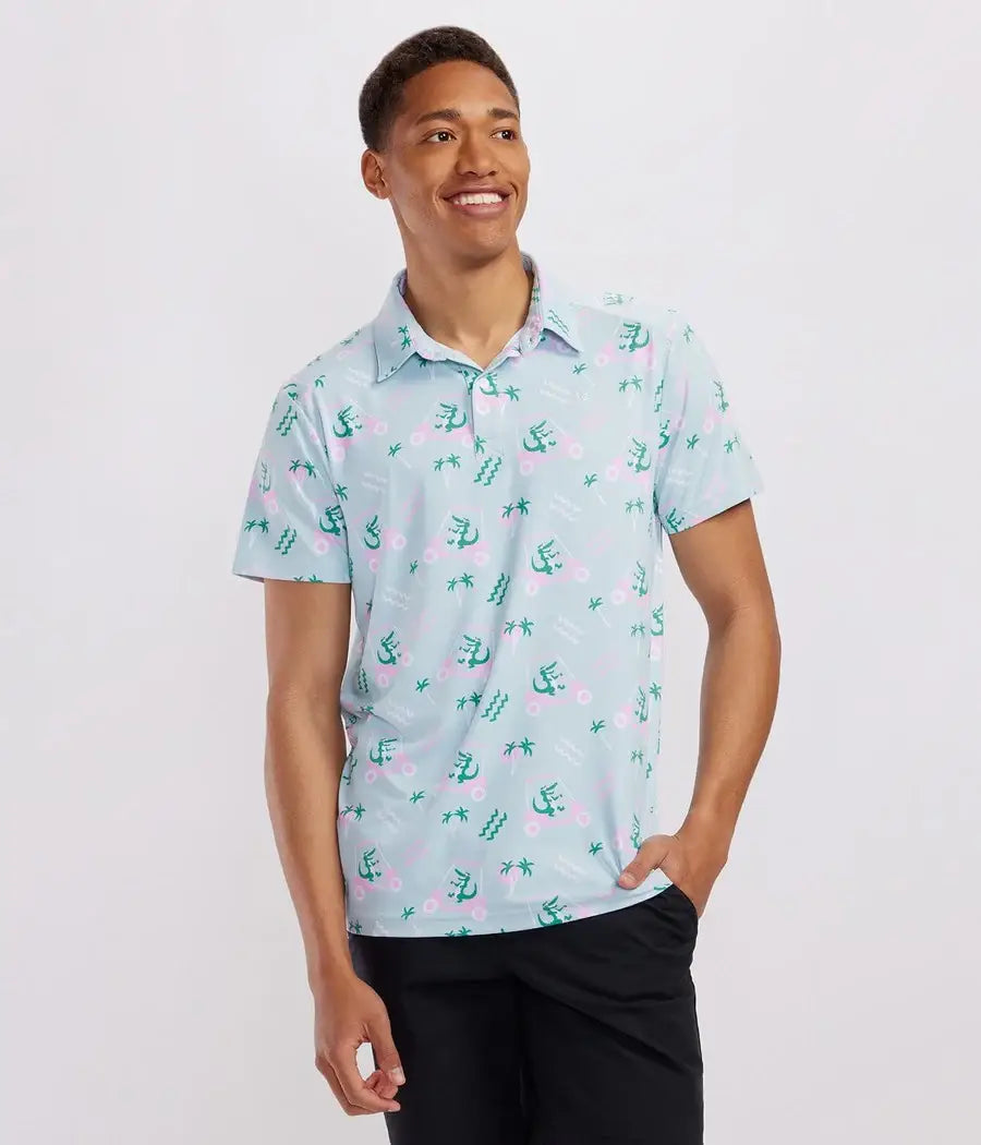Golf Cart Gator Polo - Men's & Kid's
