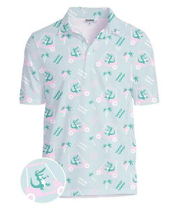 Golf Cart Gator Polo - Men's & Kid's