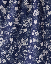 Load image into Gallery viewer, Geometry Midnight Posy Tea Towel
