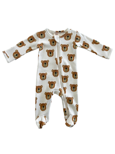 Baby Bear / Organic Zip Footie (Baby - Kids)
