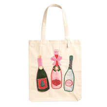 Load image into Gallery viewer, Holiday Bar Beaded Tote
