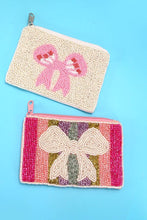 Load image into Gallery viewer, Bow Beaded Coin Purse
