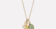 Load image into Gallery viewer, Ocean Gold Charm Necklace
