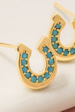 Load image into Gallery viewer, Horse Stone Earrings detail
