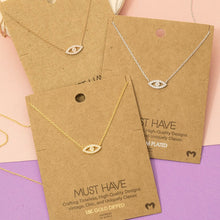 Load image into Gallery viewer, Stone Evil Eye Necklace
