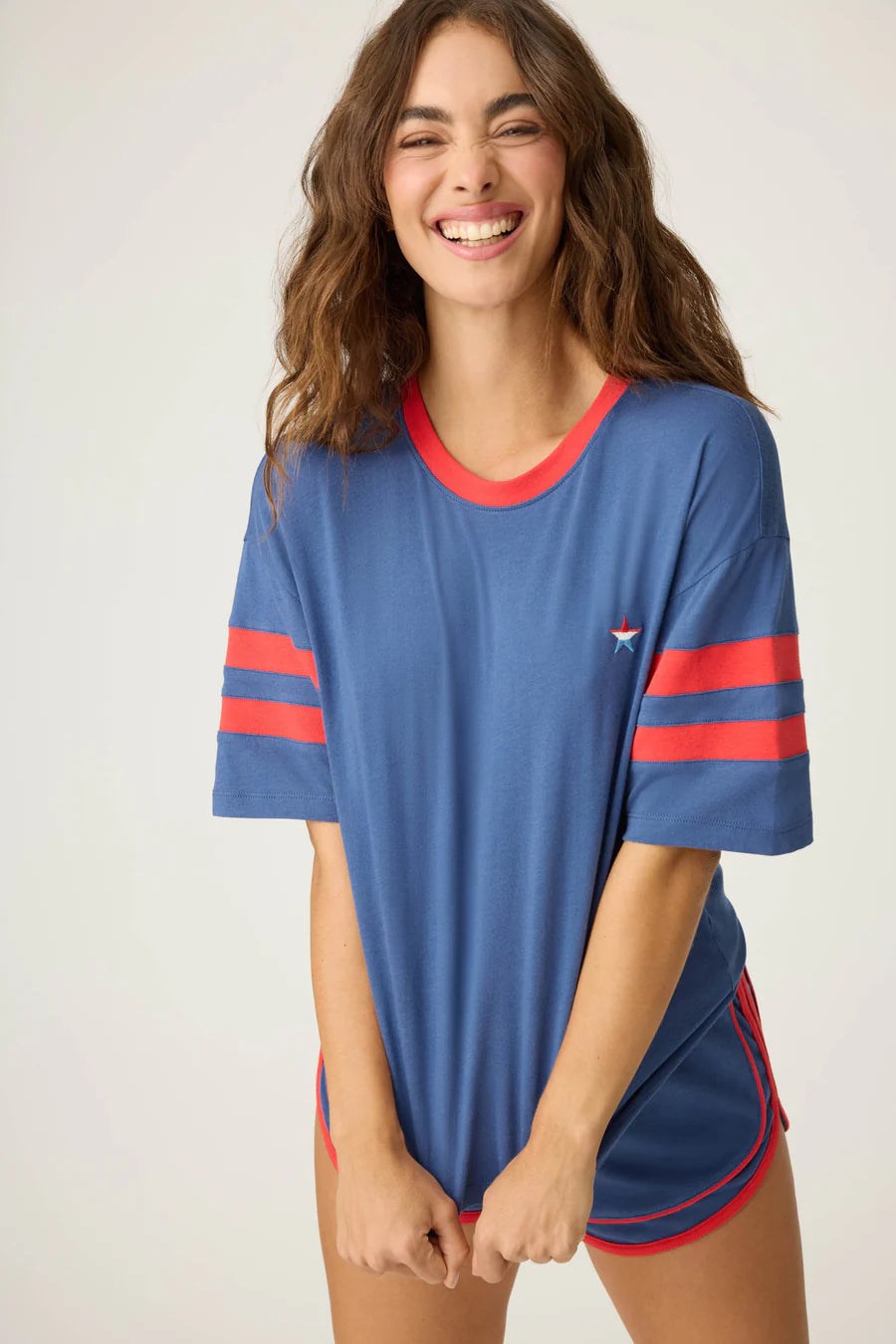 PJ Salvage American Honey Short Sleeve Top