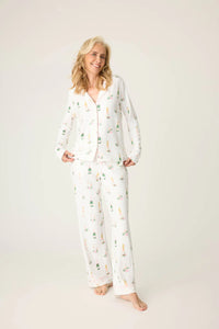 PJ Salvage Champagne PJ Set w/ Eye Mask