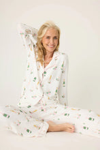 Load image into Gallery viewer, PJ Salvage Champagne PJ Set w/ Eye Mask
