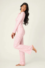 Load image into Gallery viewer, PJ Salvage Crazy For The Holidays Ditsy Floral Print Flare Pant
