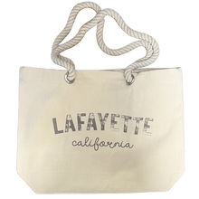 Load image into Gallery viewer, East Bay City Name Beach Tote Bags

