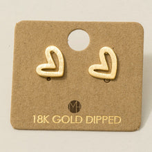 Load image into Gallery viewer, Heart Earrings detail
