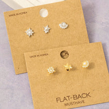 Load image into Gallery viewer, 3 Piece Piercing Earring Set
