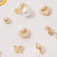 Load image into Gallery viewer, 10 Pair Bow &amp; Butterfly Earring Set detail
