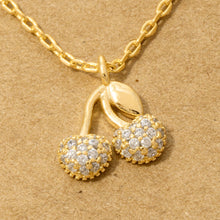 Load image into Gallery viewer, Cherry Pendant Necklace detail
