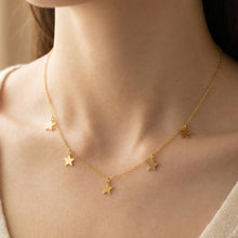 Load image into Gallery viewer, Star Necklace detail
