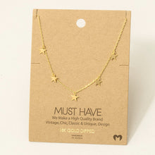 Load image into Gallery viewer, Star Necklace detail
