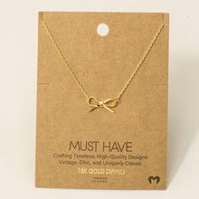 Load image into Gallery viewer, Ribbon Necklace detail
