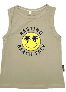 Resting Beach Face
