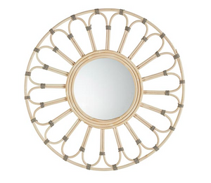 Rattan Mirror