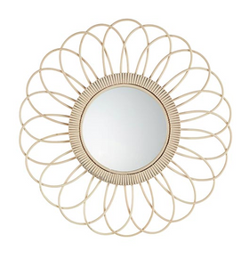 Rattan Mirror