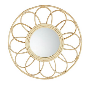 Rattan Mirror