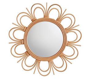 Rattan Mirror