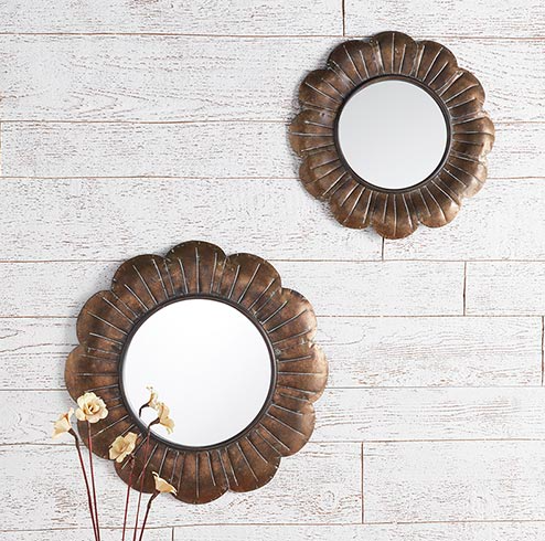 Floral Shape Mirror