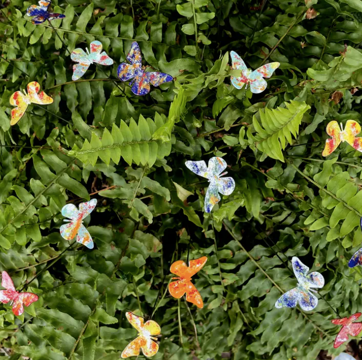 Small Butterfly Garden Stake
