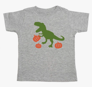 Pumpkin Dino Short Sleeve T-Shirt