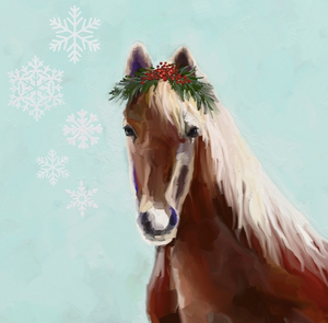 Horse Canvas 14x14
