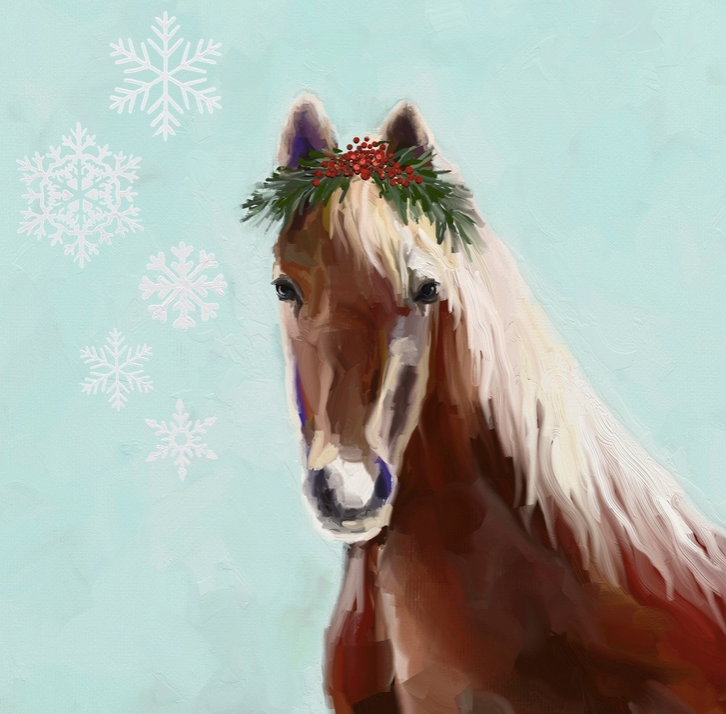 Horse Canvas 14x14