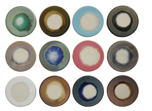 Stoneware Trivet with Glaze