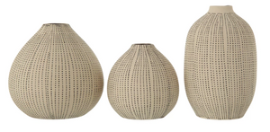 Stoneware Textured Vases