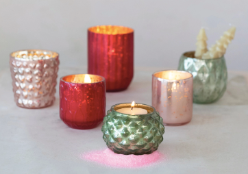 Colorful Glass Tealight