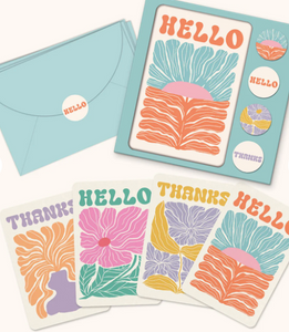 Note Card Set w/ Stickers