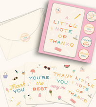 Load image into Gallery viewer, Note Card Set w/ Stickers
