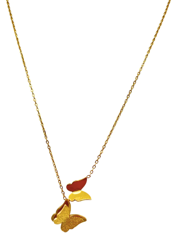 Gold Butterfly Necklace