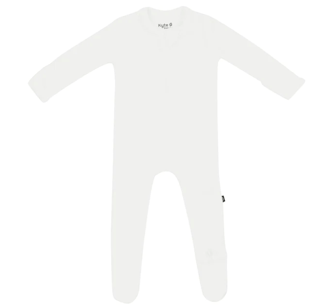 Kyte Baby Ribbed Zip Footie