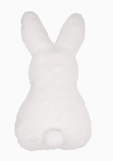 White Bunny Throw Pillow