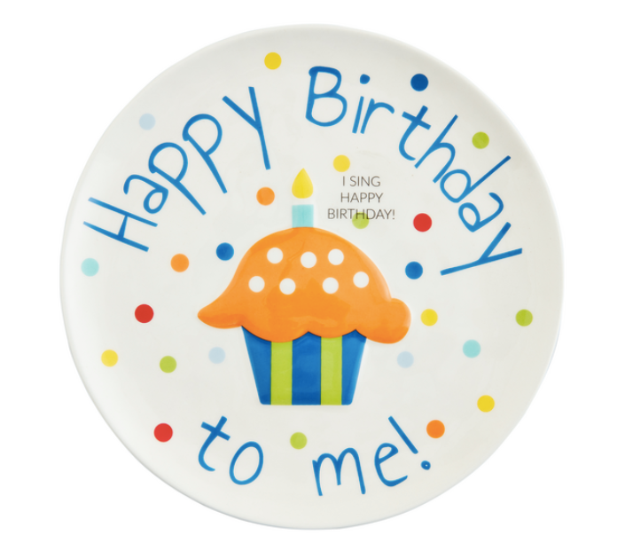 Singing Happy Birthday Plate