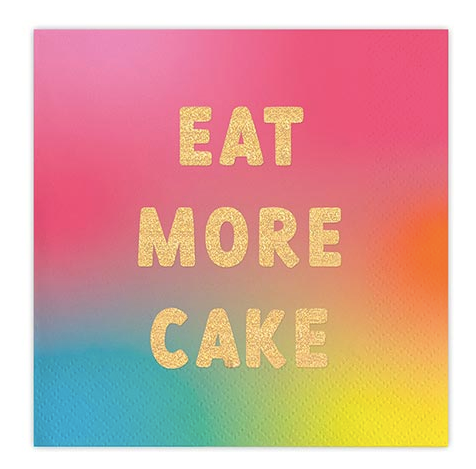 Eat More Cake Napkins