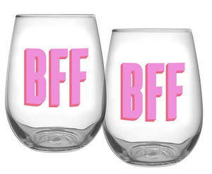 BFF Stemless Wine Glass