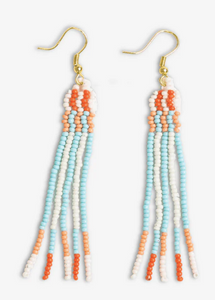 Melissa Petite Beaded Fringe Earrings