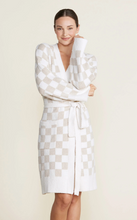 Load image into Gallery viewer, Barefoot Dreams CozyChic Cotton Checkered Robe
