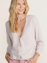 Load image into Gallery viewer, Barefoot Dreams CozyChic Lite Diamond Pointelle Cardigan
