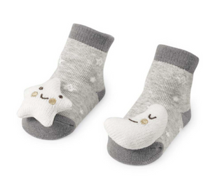 Moon & Stars Rattle Socks