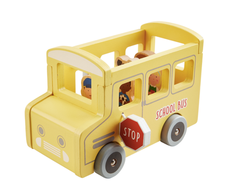 School Bus Wood Set
