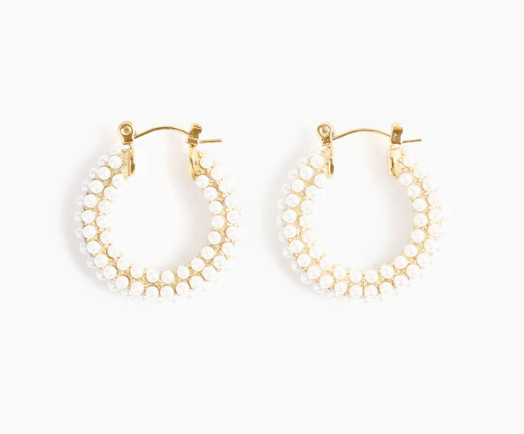 Audrey Pearl Hoops