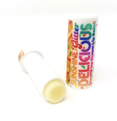 Sunshine & Glitter Vanilla Lip Balm